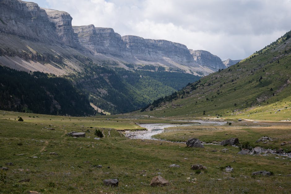 Cañón del río Arazas en el Parque Nacional de Ordesa
