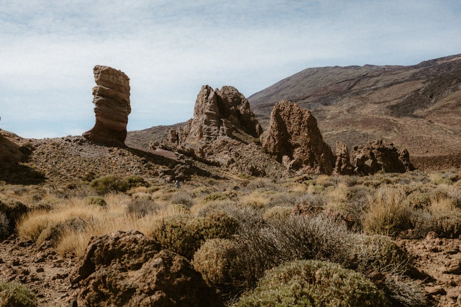 Paisaje volcánico del Teide en Tenerife